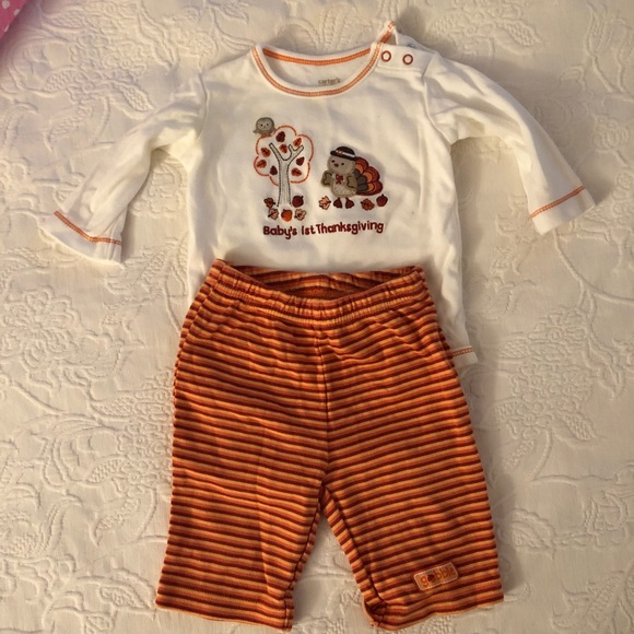 Carter S Matching Sets 525 Babys St Thanksgiving Outfit Poshmark